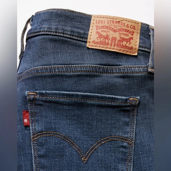 Levi’s 314 Shaping straight Women's Blue Jeans size 29 - Picture 7 of 14